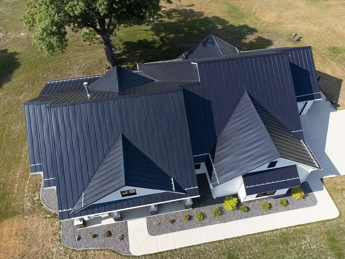 Standing seam metal roof